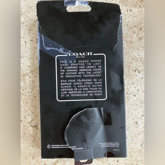 COACH iPhone 15 Pro Max Protective Case MagSafe Signature C Clear Phone Cover - Picture 6 of 8